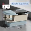 Extra Large Enclosed Cat Litter Box - Anti-Splash, Corridor Design, Deodorizing Kitten Sandbox