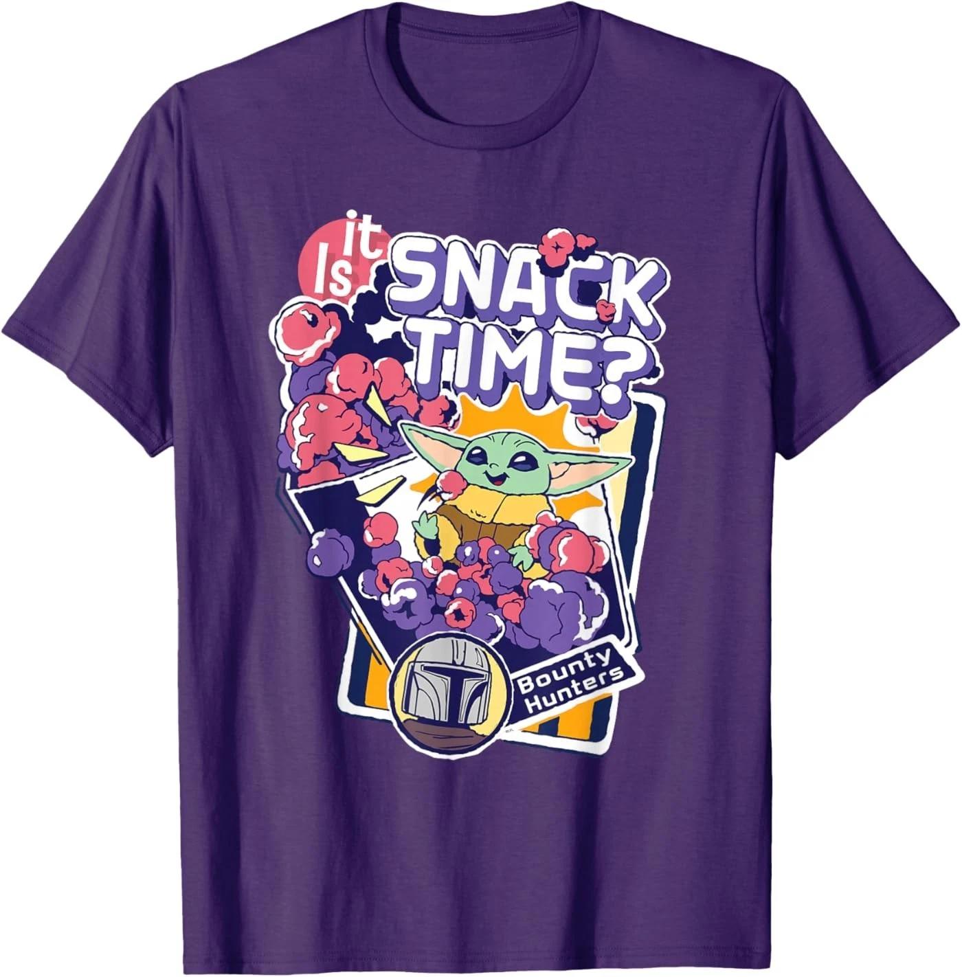 

The Mandalorian and Grogu Is It Snack Time T-Shirt M