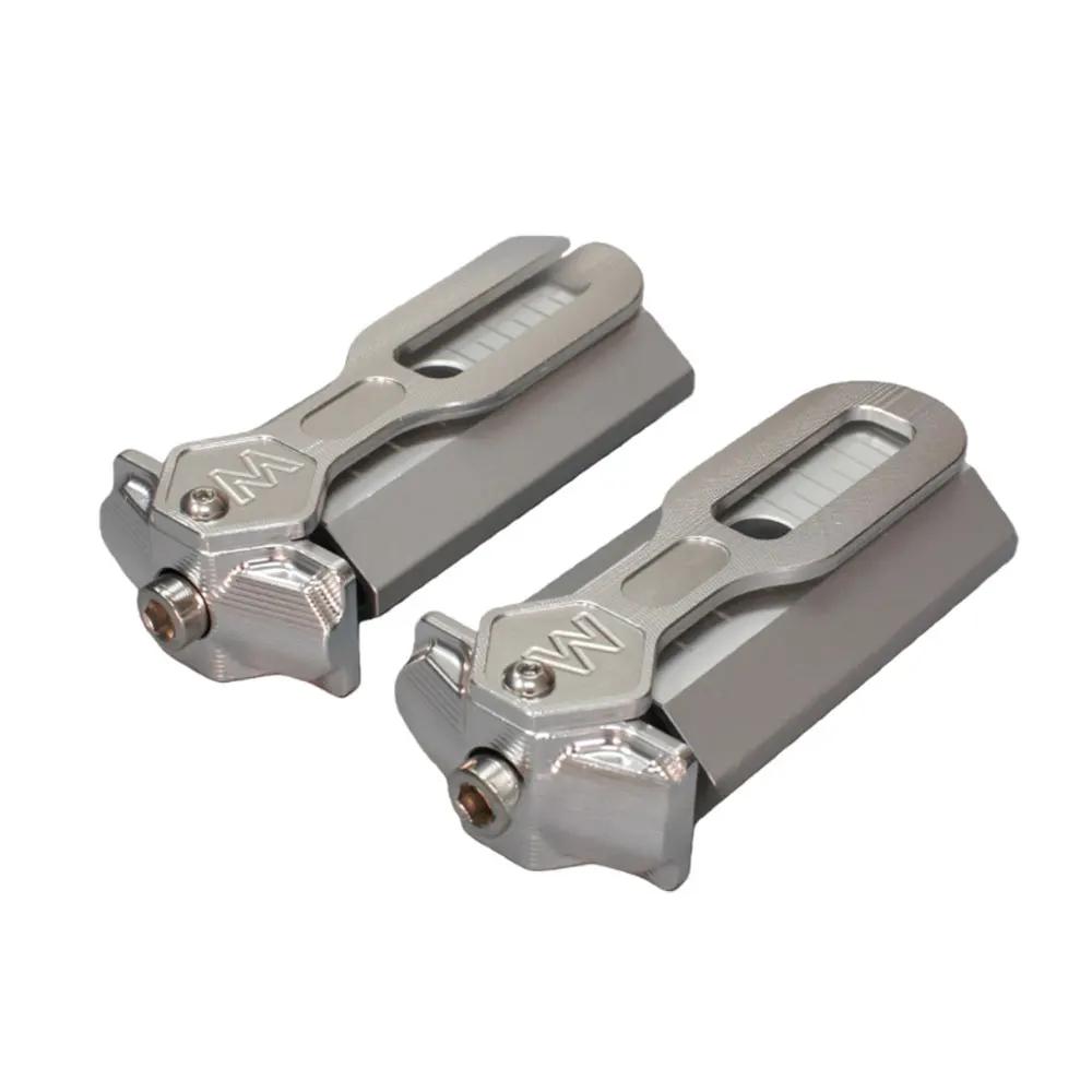 Y15ZR Precision CNC Aluminum Motorcycle Chain Adjuster Swingarm Tension Tuner Racing Maintenance Kit серебряный