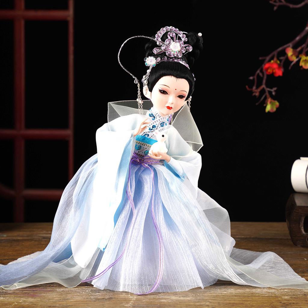 Creative Chinese Doll Ancient-style Dolls of the Qing Dynasty Twelve Golden Hair Handicrafts of Dream of Red Mansions Best Gift