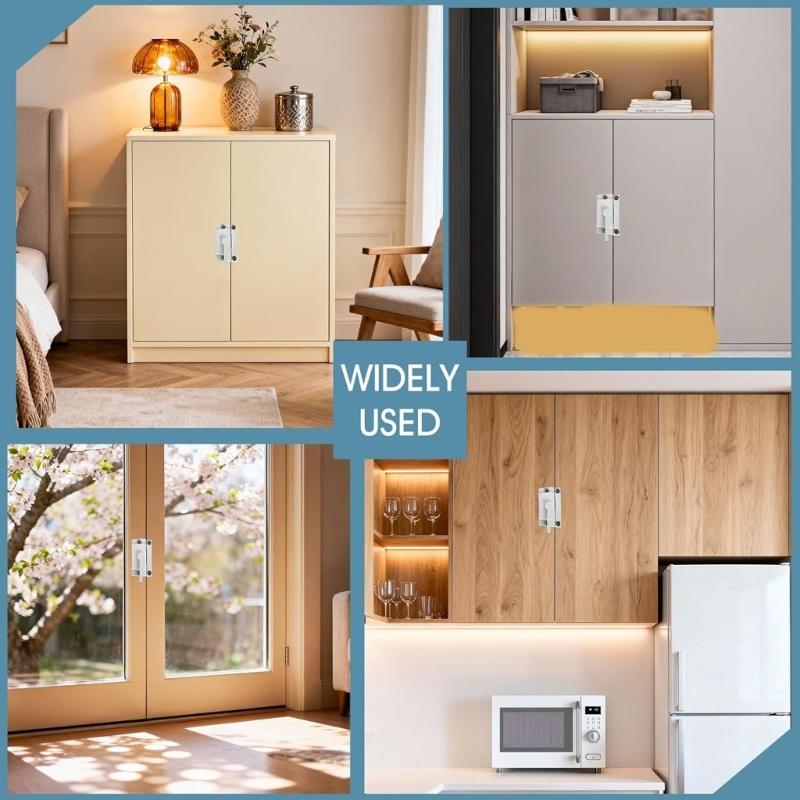 3Pcs Sash Lock Sliding Window Replacement Lock Window Latches Sliding Window Hardware for Additional Home Security