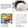 One-eyed monster 2D Flat Pattern Flannel Blanket High quality All Seasons Warmth and Comfort Perfect for Christmas Gifts.