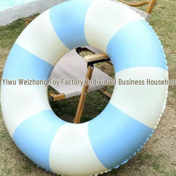 Dänischer Retro gestreifter Kinder Schwimmring - Olive PVC Aufblasbarer Unterarmring