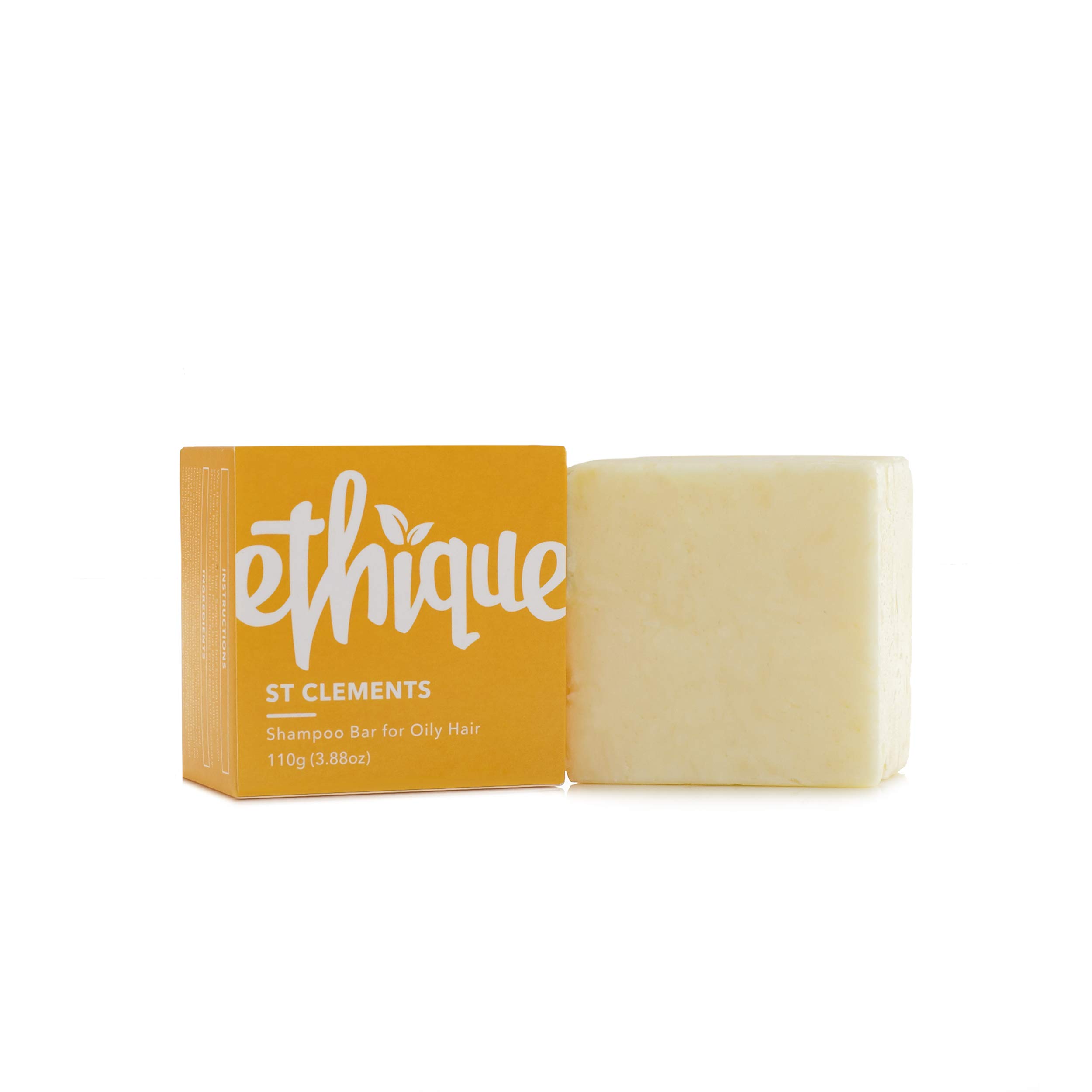 

Ethique Solid Shampoo [Water-free, 100% natural] Oily Hair Care Silicone-free Shampoo Bar Lime & Orange Scent St. Clements 110g