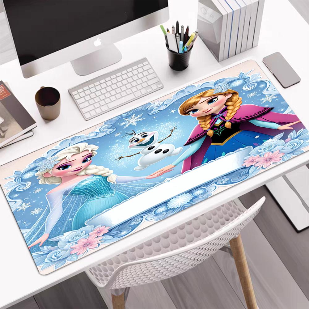 Elsa Theme Mouse Pad, Non Slip Rubber Base, Multifunctional Office & Home Decor, Perfect for Workspace Personalization.