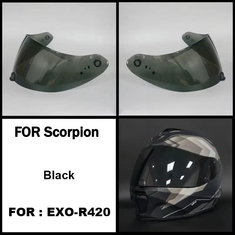 Capacete for SCORPION EXO-R420 Visor Shield Lens Motorcycle Accessories Full Face Helmet Anti-UV for SCORPION EXO-R420 Casco MotSpeed Sensors 6