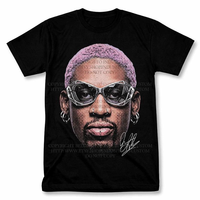 

Dennis Rodman Purple Hair Rodzilla 90 s Graphic T shirt Vintage Style Tee 2XL