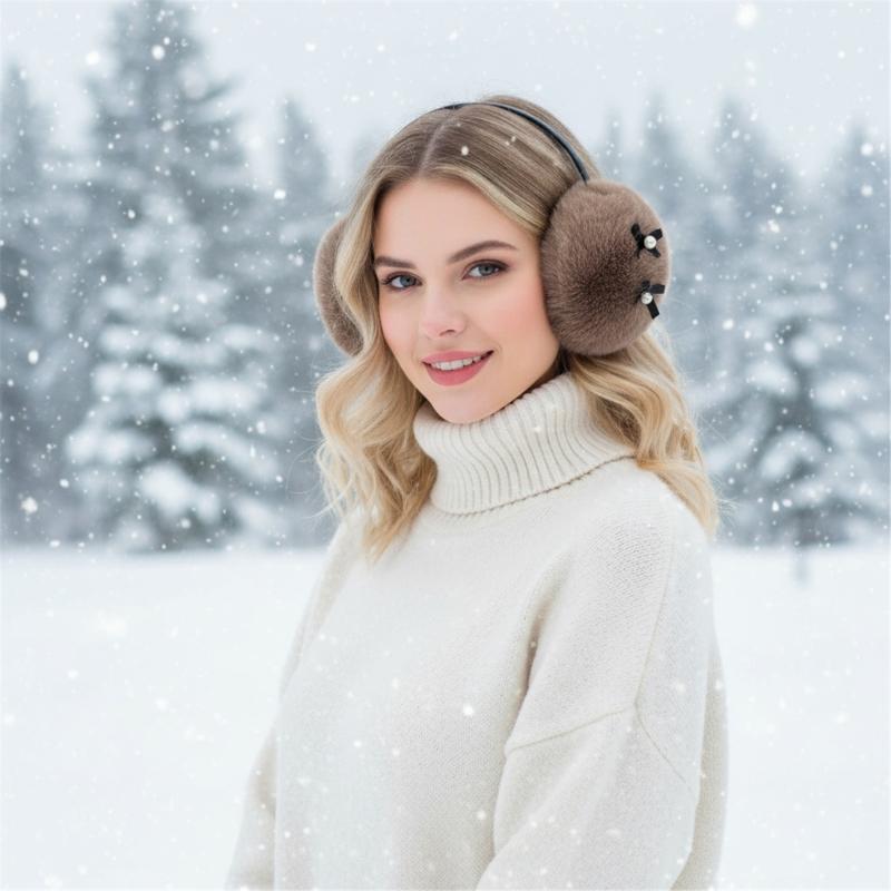 Fashionable Fleece Ear Covers Cold Weather Protections Lightweight Ear Warmers For Men Women Winter Accessories