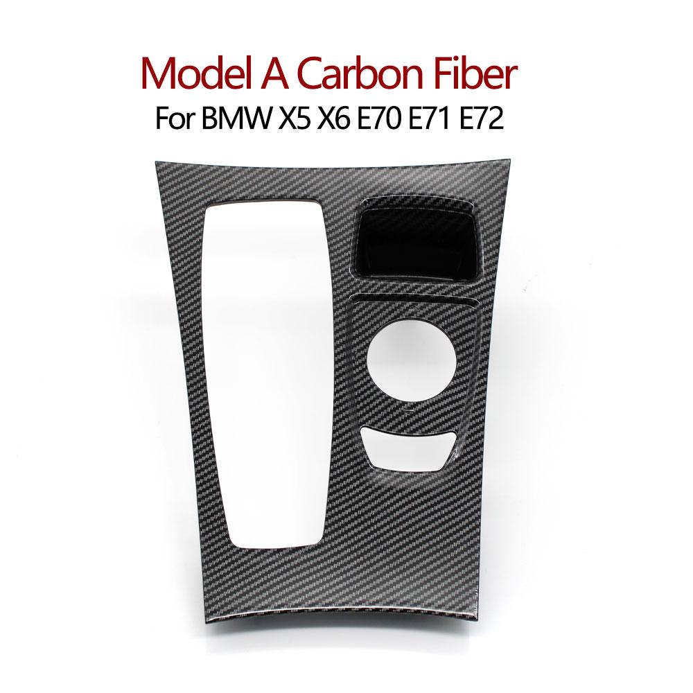 Left Hand Driver Car Center Console Gear Shift Box Panel Cover Trim For BMW X5 X6 E70 E71 E72 2007-2009 51166954947 51169164485