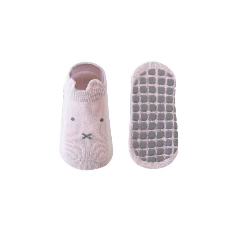 1 Pairs Infant Baby Slipper Socks Cartoon Sock Panel for Toddler Baby Spring Summer Thin Non-slip Sole Floor Sock for Kids