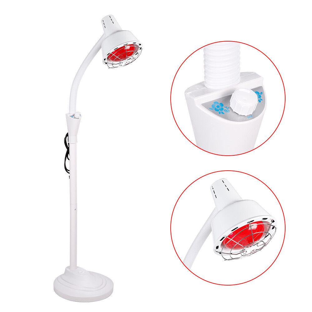 Adjustable Temperature Floor-Standing Heating Lamp for Home and Salon Use