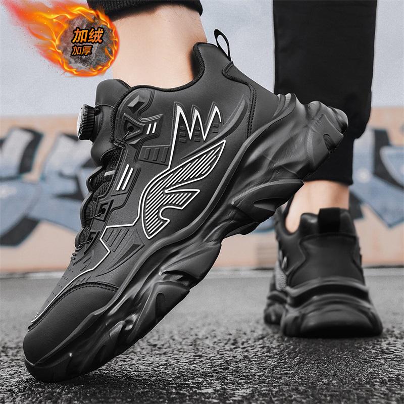 Fashion CYYTL Winter Mens Shoes Warm Fur Sneakers Casual Outdoor Leather Platform Sport Hiking Designer Luxury Tennis Loafers Snow Boots