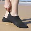 Kepglow Women's Lightweight Aqua Shoes, Amphibious Water Shoes, Sand-Resistant, Barefoot, Foldable, Breathable, Black, Size 28.5cm