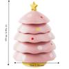 Dustproof Mini Fruits Bowl Plastic Sauce Dish Dessert Plate Christmas Tree Dipping Dish  Home