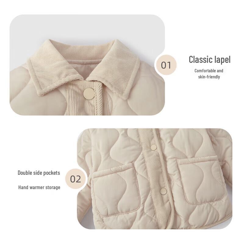 Jellybaby Kids' Cartoon Pattern Padded Jacket