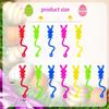 10-200PCS Children's Sticky Hands Toys Elastic Easter Bunny Soft Sticky Toy Creative Wall Climbing Small Toy Glitter Kid Gift