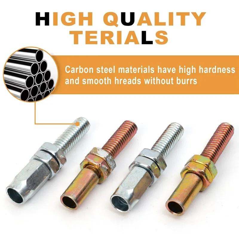 M6 Motorcycle Clutch Screw Motorcycle Clutch Cable Wire Adjuster Universal Adjustment Aluminum Throttle Cable Adjuster Screw