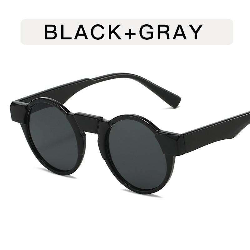 Fashion Round Shape Sunglasses for Women Vintage Stylish Anti-glare Men Sun Glasses Travelling Hiking Women Sunglasses