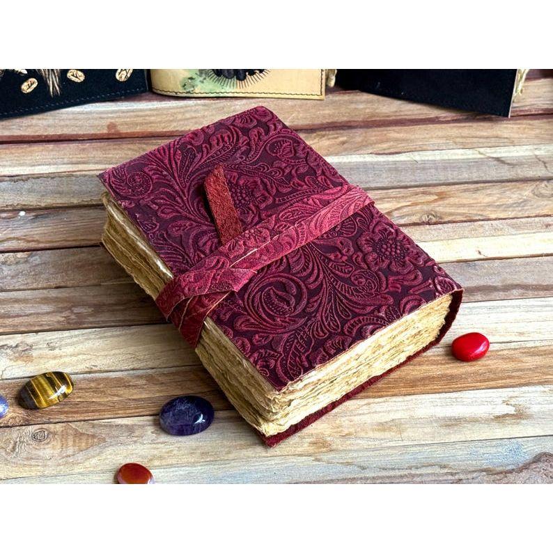 Leather Journal Genuine Leather Notebooks For Women - Beautiful Journal For Sketches Book Traveling Book Blank Spell Book