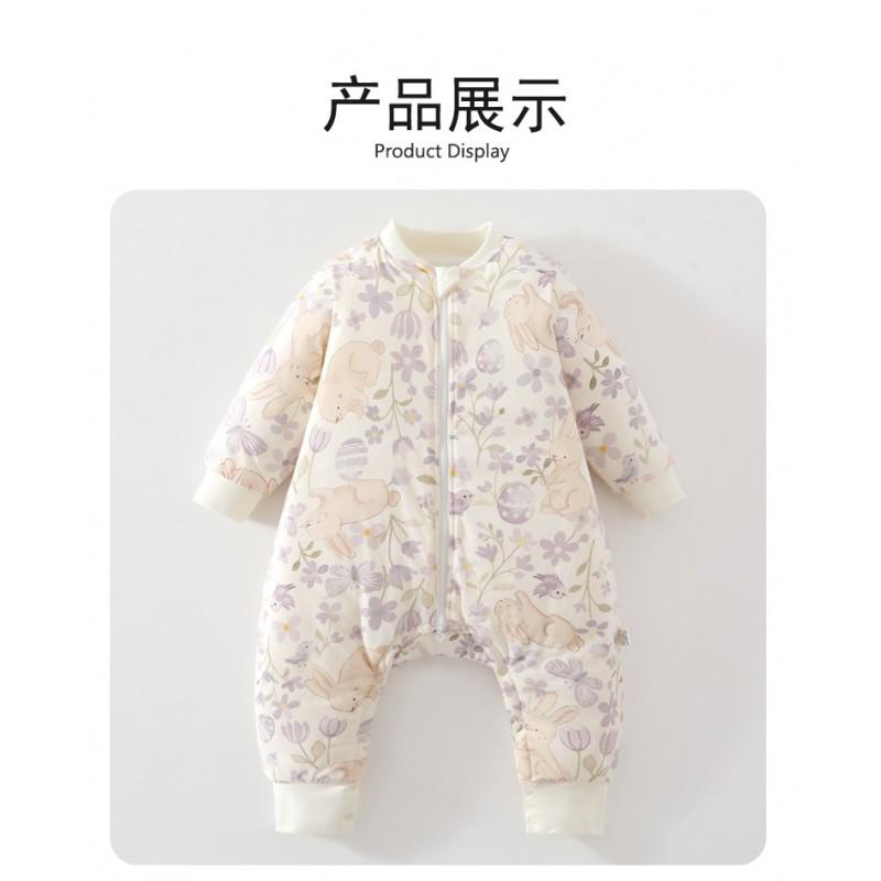 Baby Winter Thick Fleece Sleeping Bag Cotton Lined Split Leg Cartoon A Class Safety Infants Toddlers