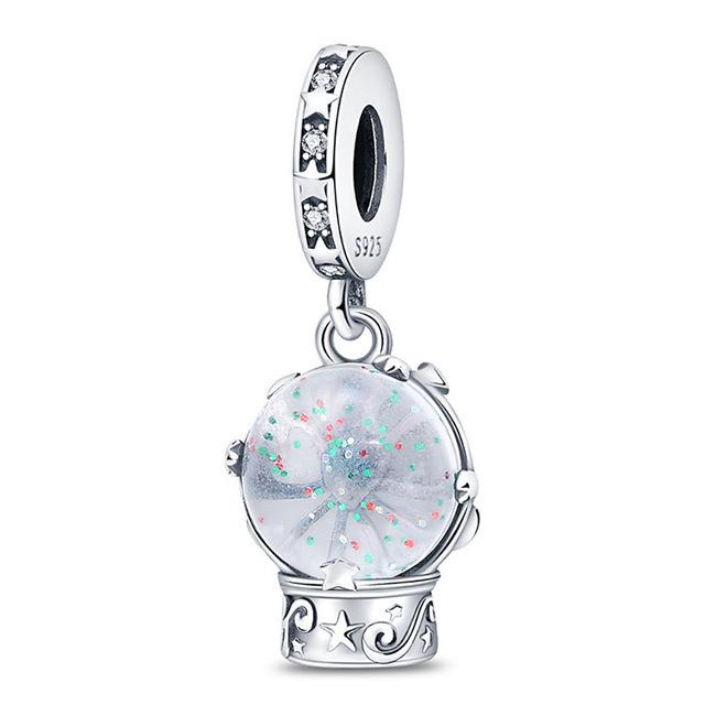 New 925 Sterling Silver Gold Padlock & Key Dangle Charm Fit  Original  Silver Bracelet Beads for Women Fine Jewelry Gift