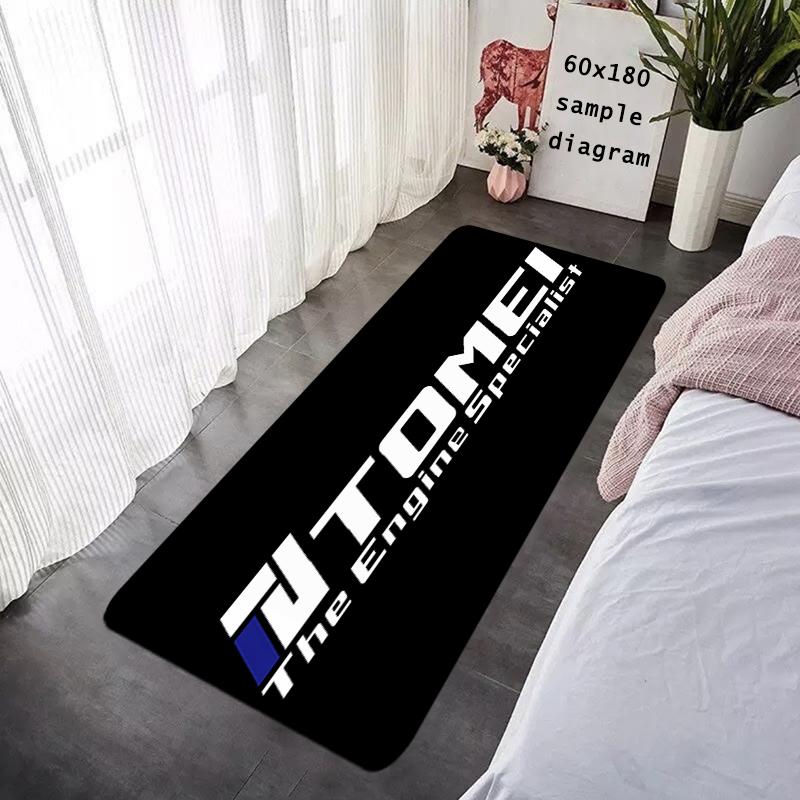 Doormat Flannel Floor Mat Tomeis Indoor Foot Rug Fluffy Bedside Mats Kitchen Corridor Water Absorbent Carpet Ideal Balcony Decor
