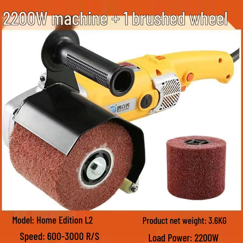 Hot Selling Stainless Steel Handheld Electric Polisher: Rust Remover & Mirror Surface Metal/Wood Wire Drawing Machine