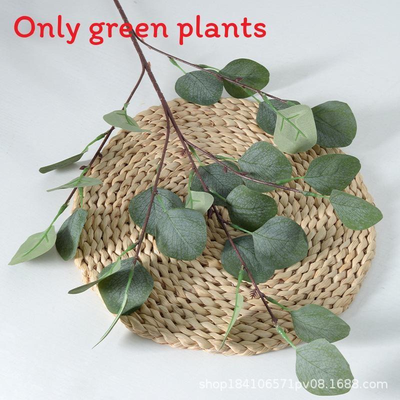 Artificial Leaves Eucalyptus Robusta Smith For Wedding Party Decor