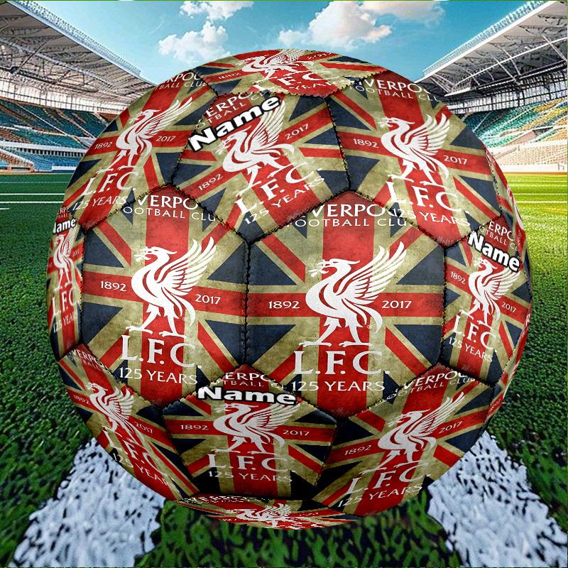 Custom Name Personalized Football Team F.C-A Print Size 5 Soccer Ball Training & Match Football, for Team, Kicking, Gift for Football Enthusiasts