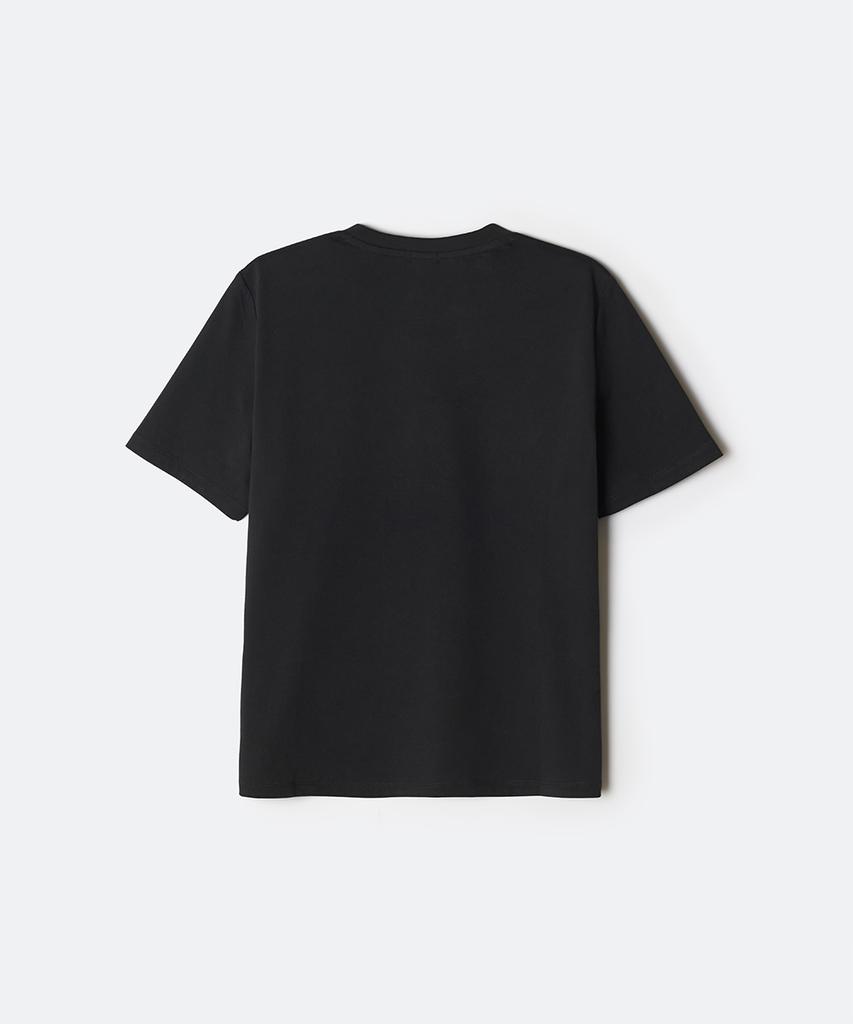 Seupao [Miigo] Semi-Crop Short Sleeve T-Shirt (Black)_Sprlg25U21