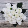18Pcs Artificial Rose Flowers Bouquet Wedding Decor Photography Props