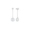 Swarovski Lattitude Series Chain Detachable Transparent Crystal Earrings Women earrings 5528513