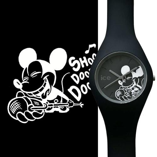 Ice-Watch Men's and Women's Disney Collaboration Black Mickey Mouse Watch 014768