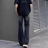 Retro Black Jeans Men's American Vibe Trendy Brand Loose Straight Pants High Street Drape Slightly Wide Leg Trousers