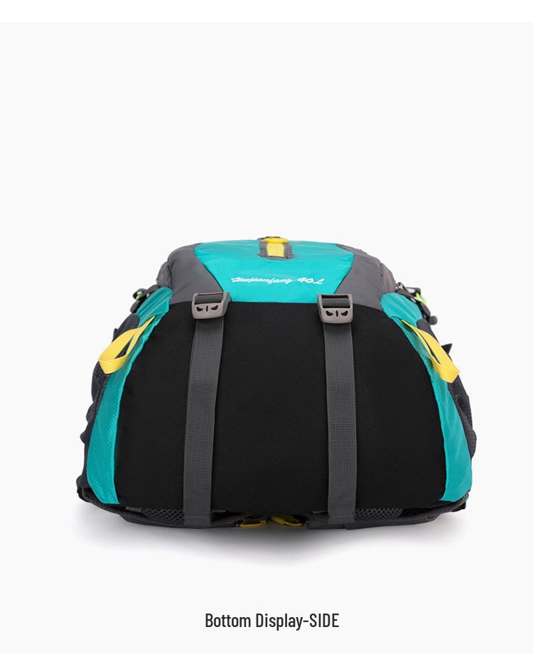 Men's Water-Resistant Outdoor Hiking and Camping Backpack