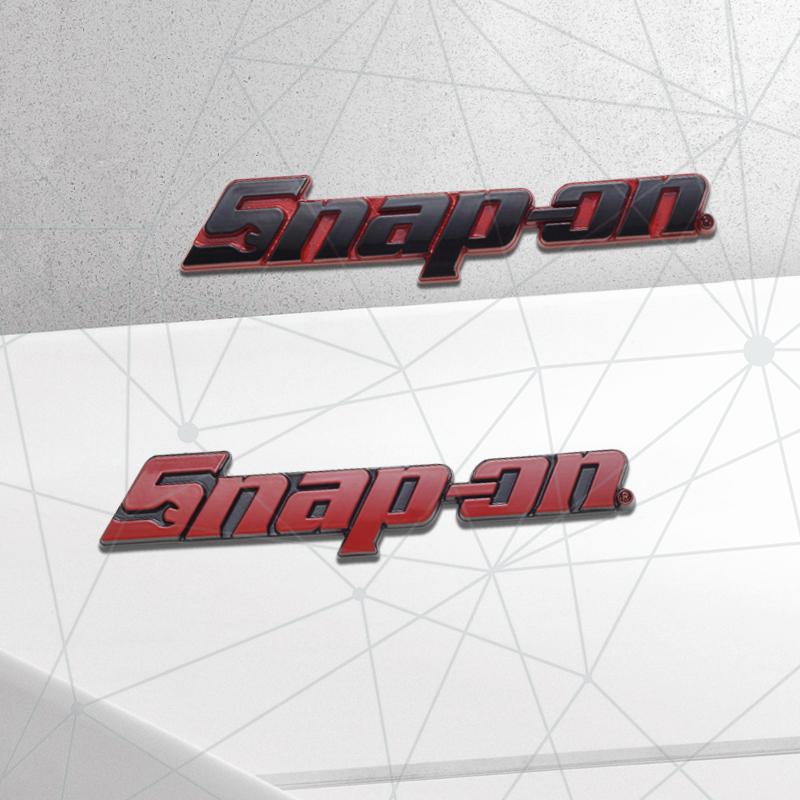 3D Auto Metal Snap On Tool Box Tools Toolkit Grille Badge Car Rear Trunk Emblem Sticker Decor Universal Decoration Accessories