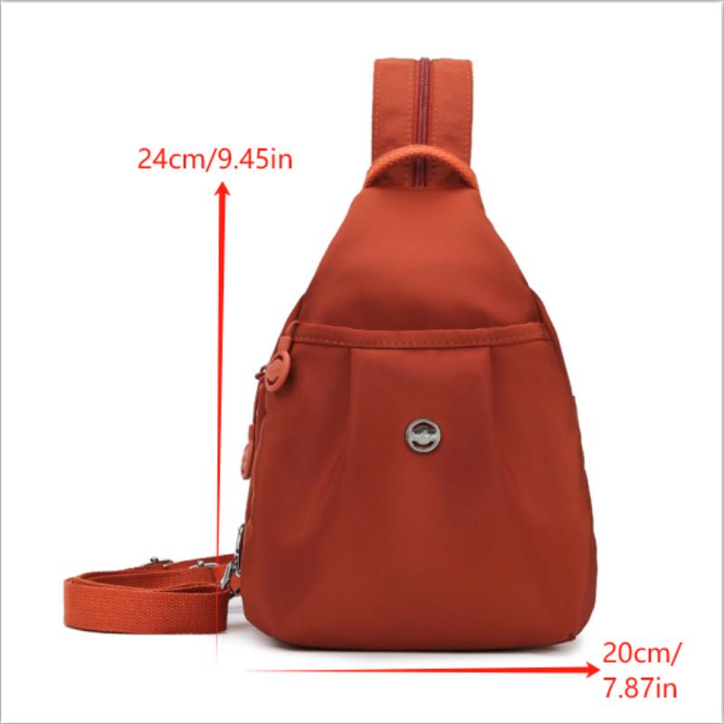 Codzienny Mały Plecak Z Wieloma Przegrodami Torba na Pierś Torba Crossbody Duża Pojemność Przenośna Torba do Przechowywania Torba do Pracy Prezenty