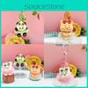Adorable Cartoon Keychain Pool Party Resin Ring Featuring Cute Dog Bear Panda Design