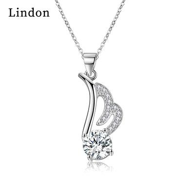 Lindon Women Copper Alloy Zircon Necklace Pendant For Women Party Gifts Fashion Gift