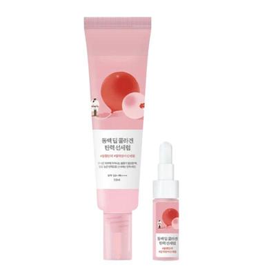 Camellia Hloubkové kolagenové zpevňující sluneční sérum SPF50+ PA++++ Speciální sada (50ml + 7ml)