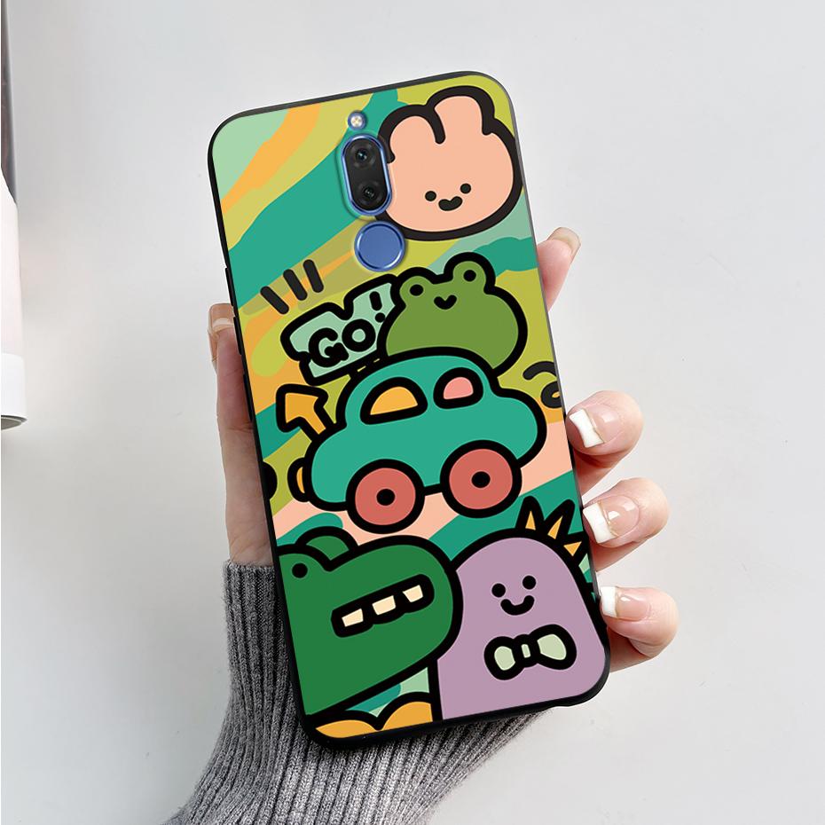 For Huawei Mate 10 Lite Case Rabbit Panda Pattern Cute Silicone Funda Back Cover For Huawei G10 Nova 2i Maimang 6 RNE-L21 Shell