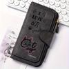 1PC Black Cat Pattern Women's Long Wallet Multi-functional Portable Snap Closure Coin Purse Ideal Gift for Cat Lovers Daily Commute Outdoor Travel
