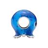 Pandora Wave and bubble pattern octopus charm 925 silver crystal pendant/pendant for men and women, couple model, blue 791698C01