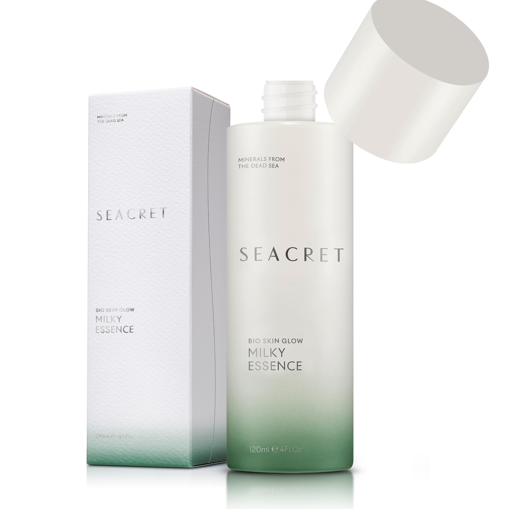 SEACRET Bio Skin Glow Milky Essence, with Dead Sea Minerals, 120ml, Skincare Serum