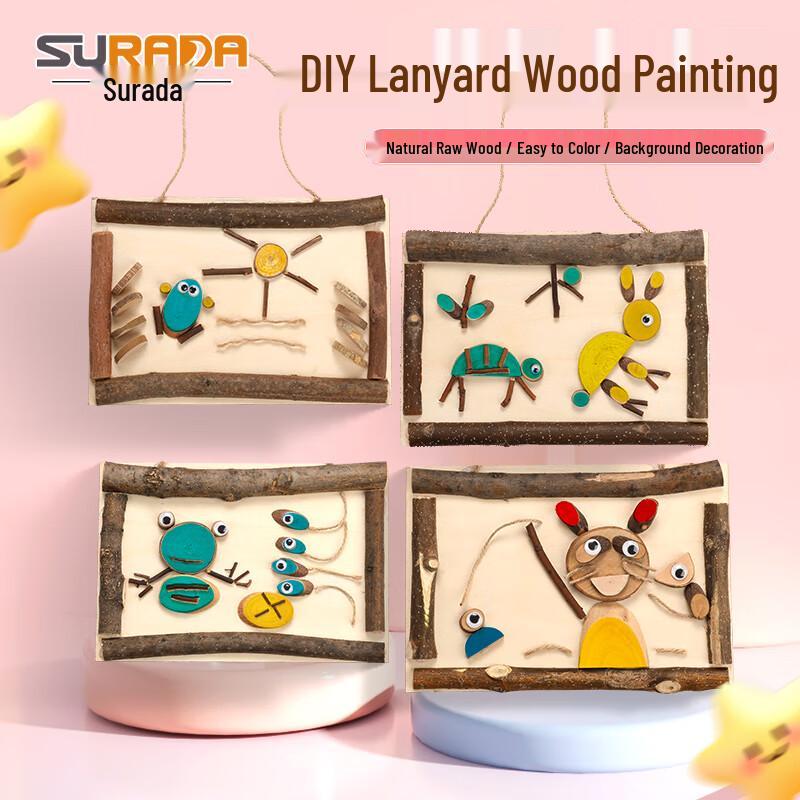 Surada Kids DIY Wood Art Kit - Tadpoles Story Frame