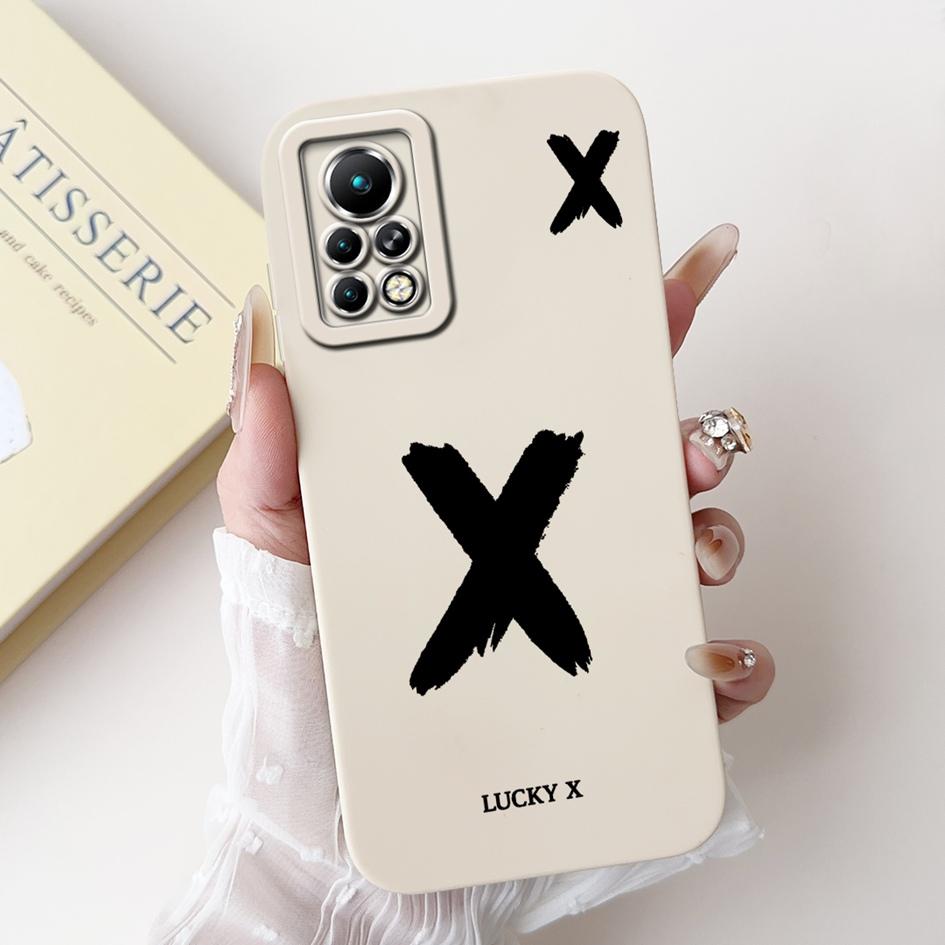 

For Infinix Note 11 Pro Case For Infinix Note 11 11s Cover Simple A Z Letters Soft Silicone Bumper For Infinix Note 12 G88 Funda Infinix Note 12 G88
