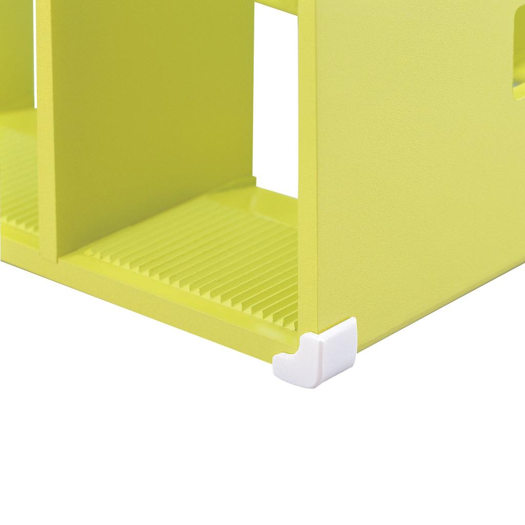 LIHIT LAB Partition Rack L Light Green 200mm A7321-6