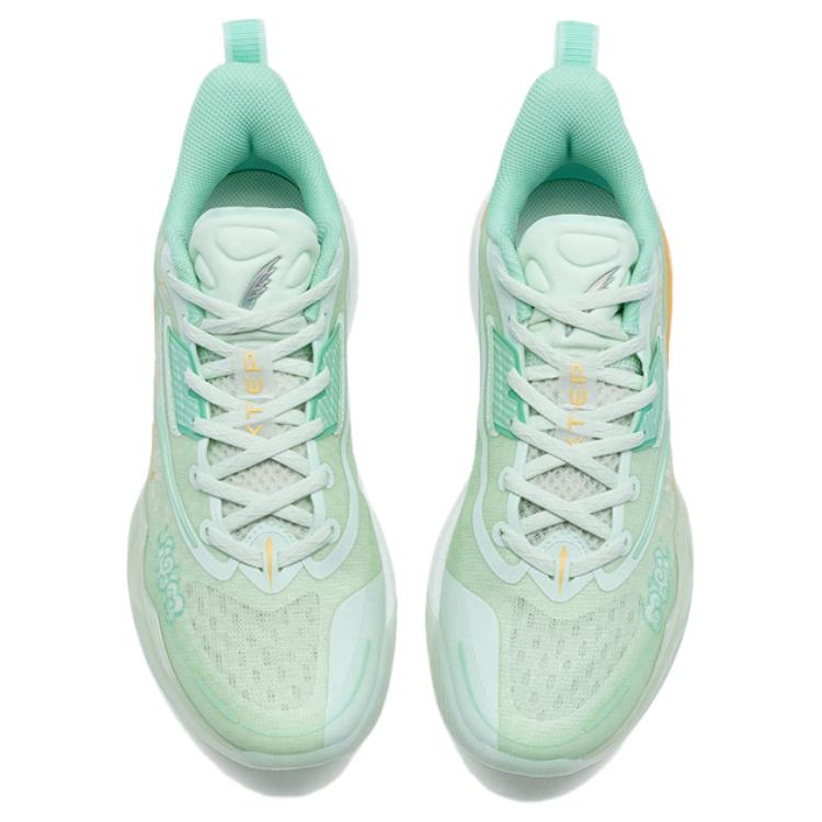 Xtep Lightweight 5th Generation Comfortable Trendy Non-Slip Wear-Resistant Low-Top Basketball Shoes Men sneakers Green 976219120002-2