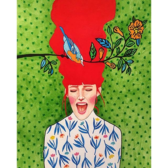 Tam Kare Yuvarlak Matkap 5D DIY Elmas Boyama Karikatür Kadın Nakış Rhinestones Mozaik Kız Çapraz Dikiş Ev Dekorasyon