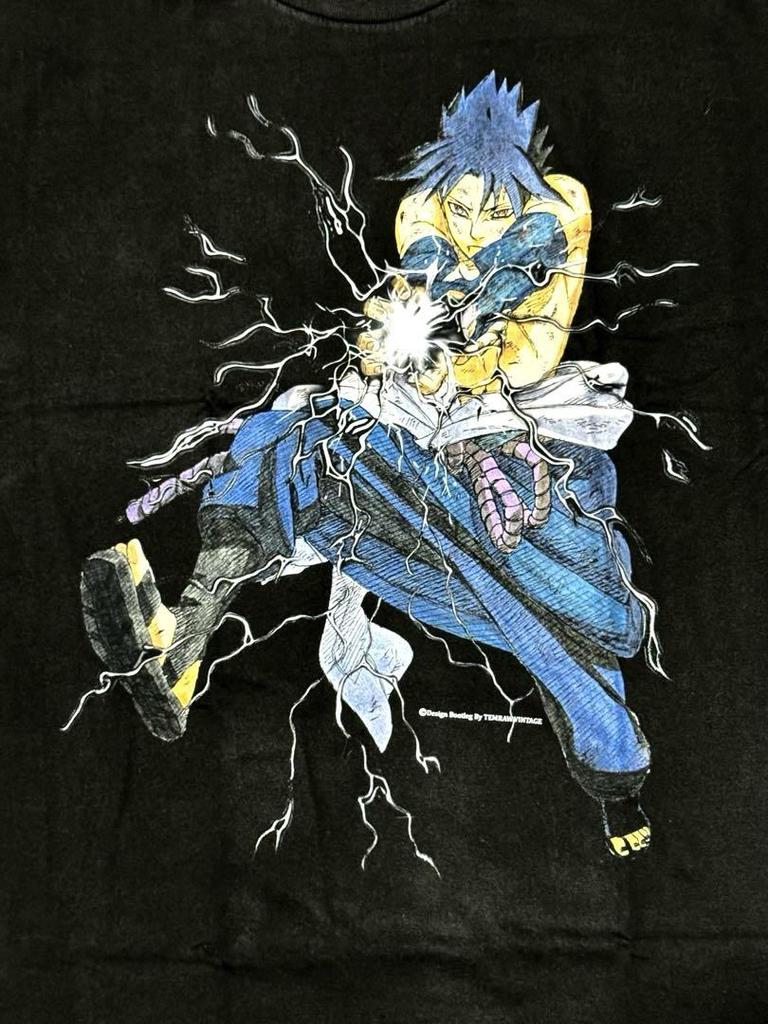 [USED] Rare Naruto Sasuke Anime T-shirt, Size XL